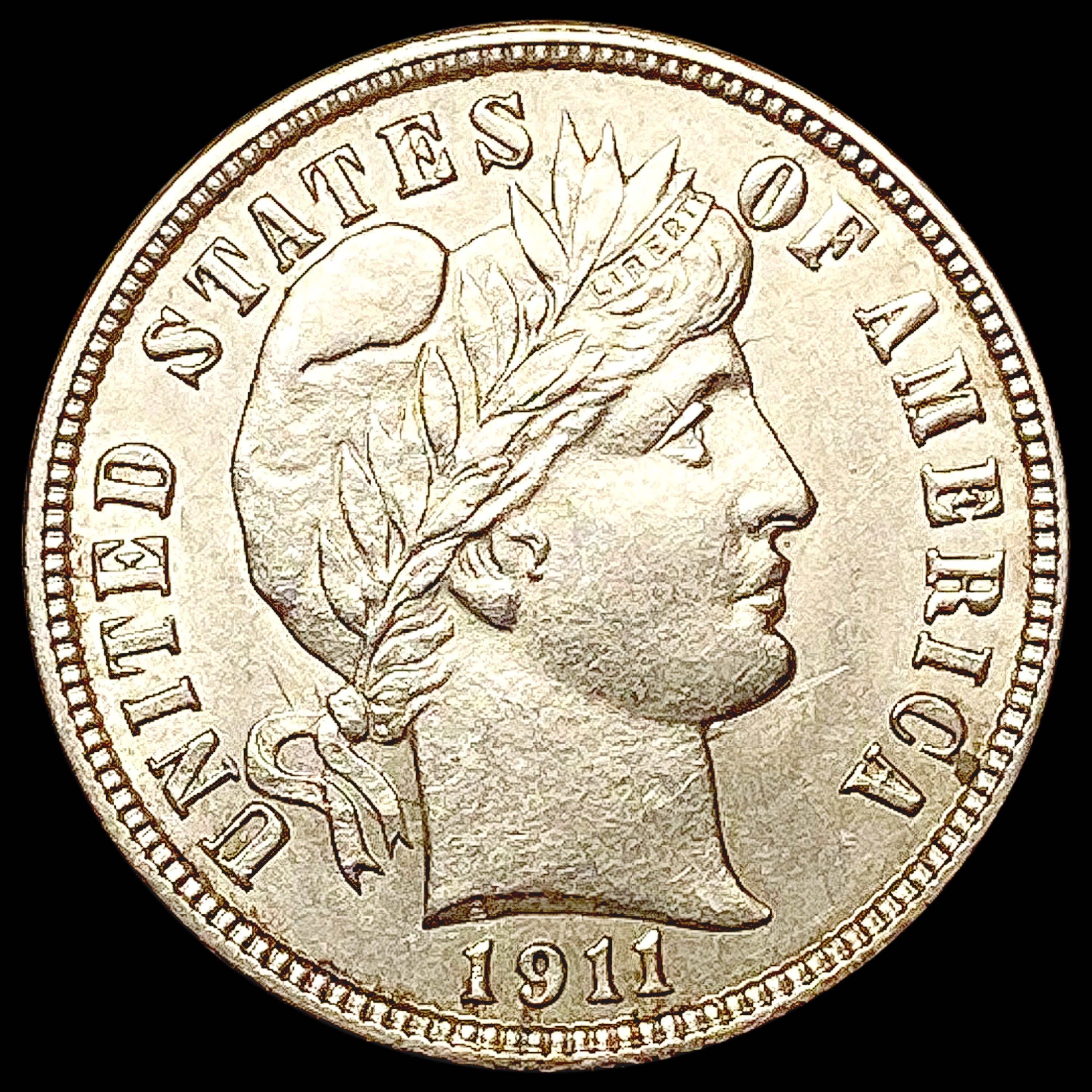 1911-D Barber Dime UNCIRCULATED