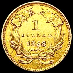 1856 Rare Gold Dollar CLOSELY UNCIRCULATED