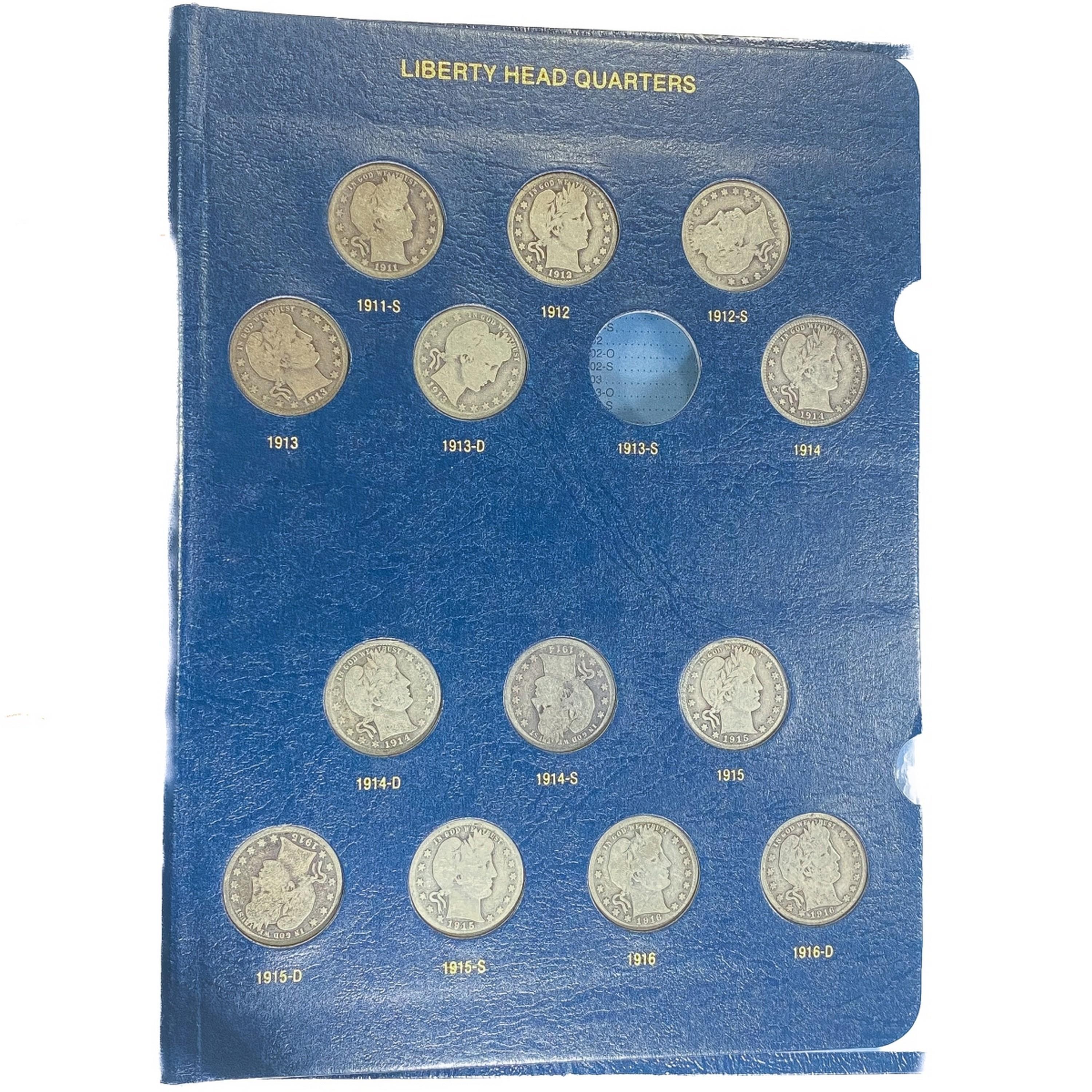1892 Barber Quarter Book (71 Coins)