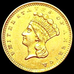 1857 Rare Gold Dollar UNCIRCULATED