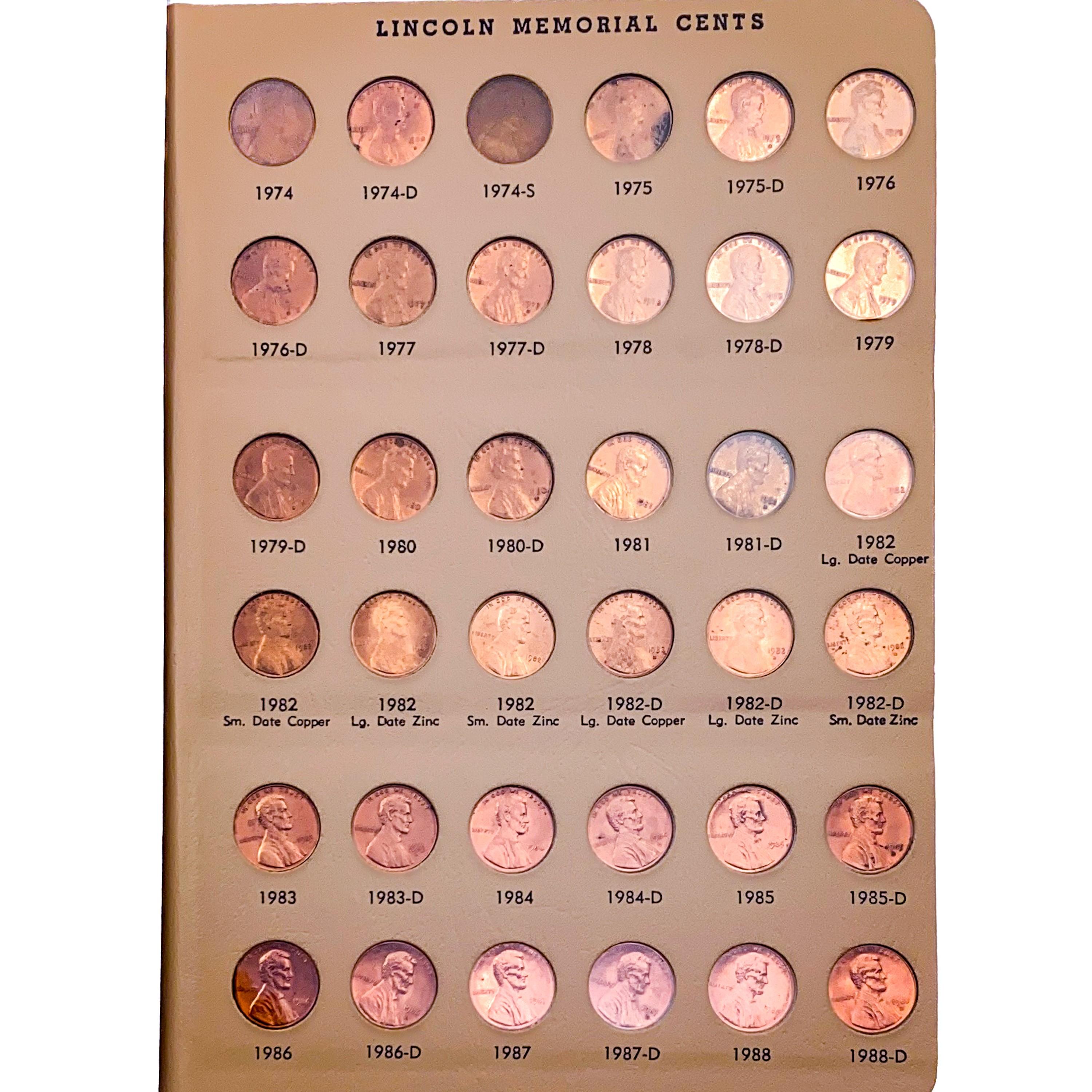 1909-2010 Lincoln Cent Collection [252 Coins]