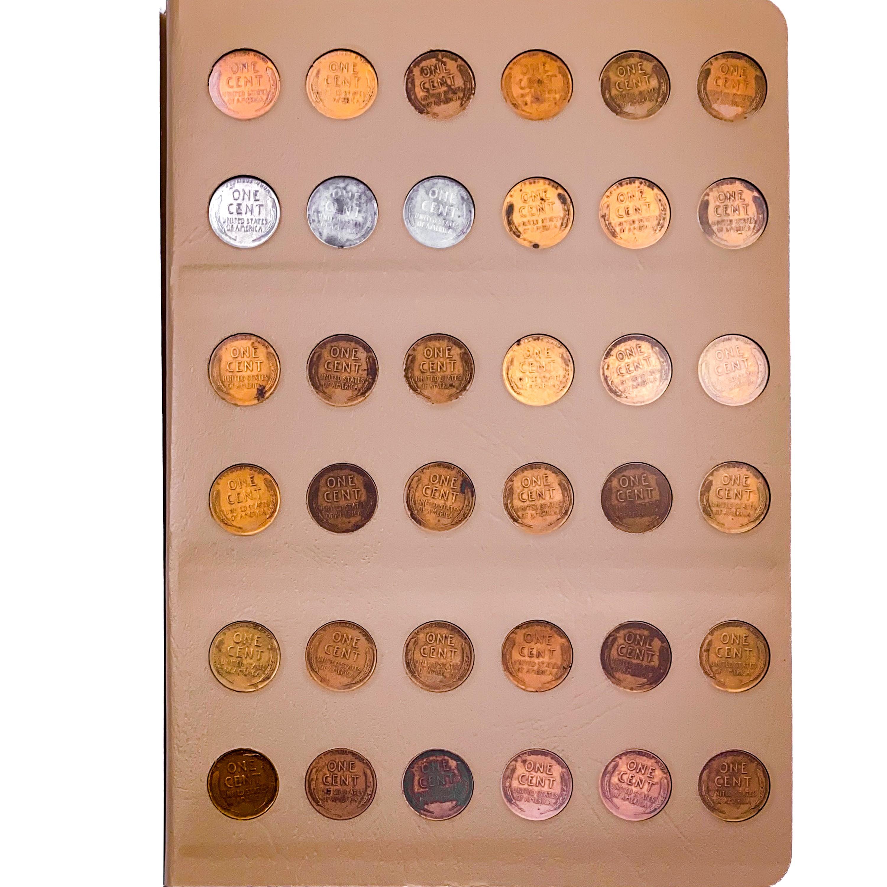 1909-2010 Lincoln Cent Collection [252 Coins]