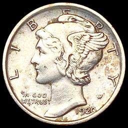 1920-S Mercury Dime CLOSELY UNCIRCULATED