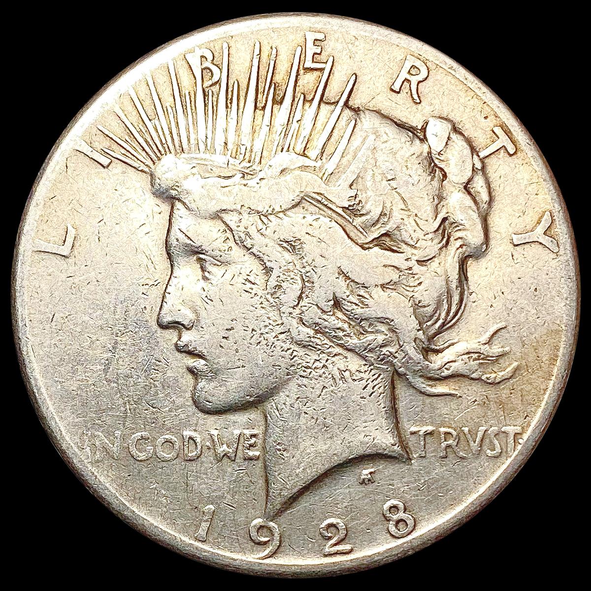 1928 Silver Peace Dollar NICELY CIRCULATED