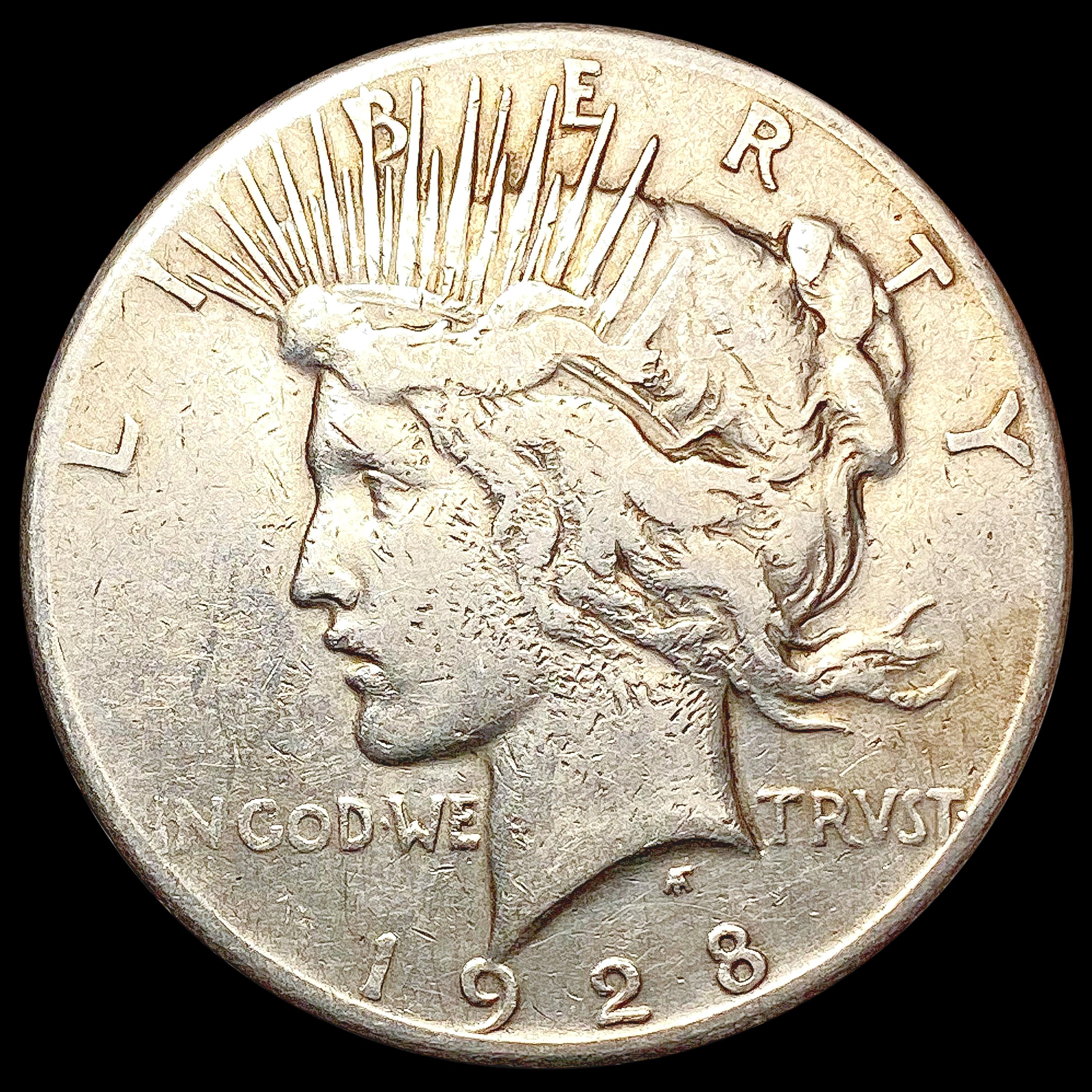 1928 Silver Peace Dollar NICELY CIRCULATED