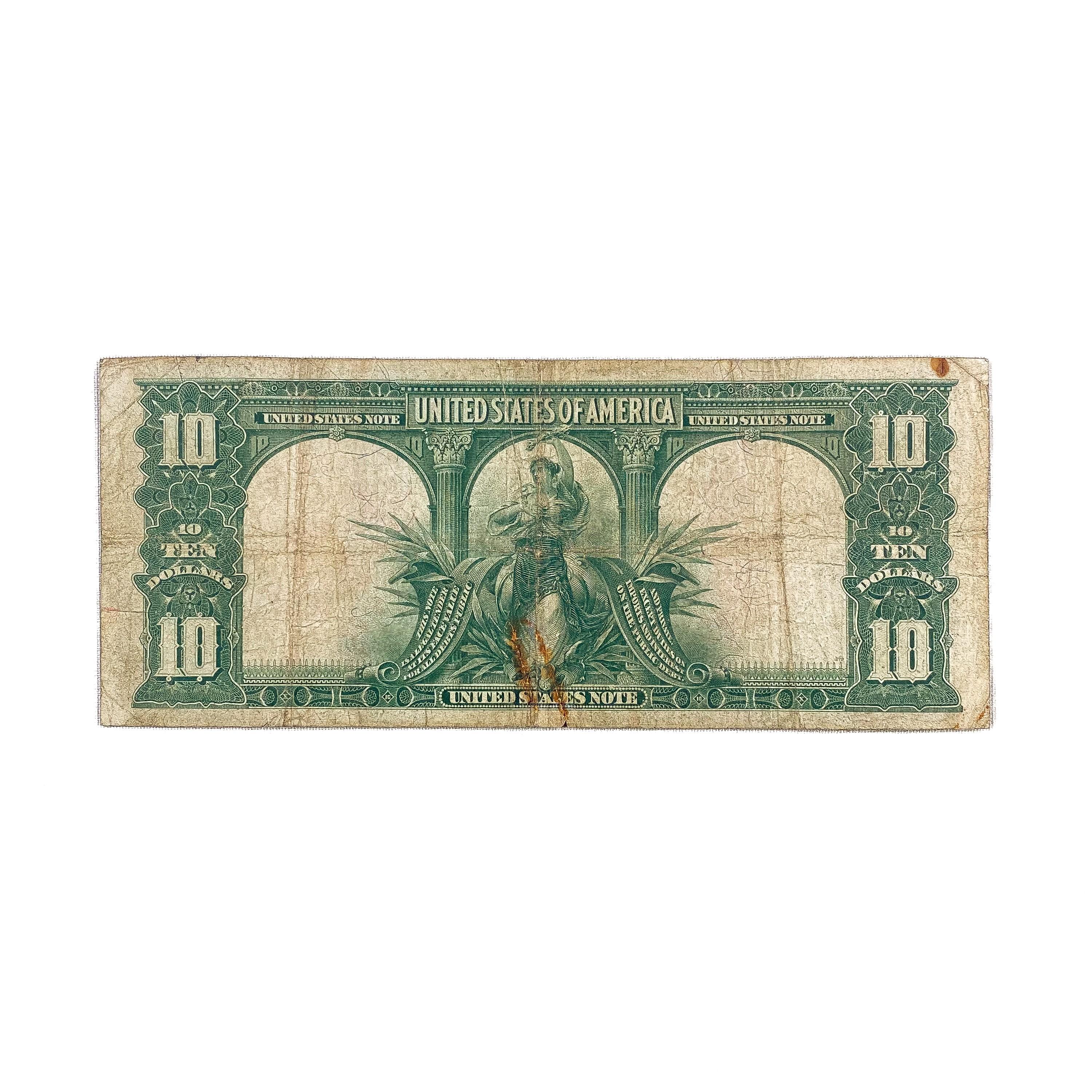 1901 $10 BISON LT UNITED STATES NOTE