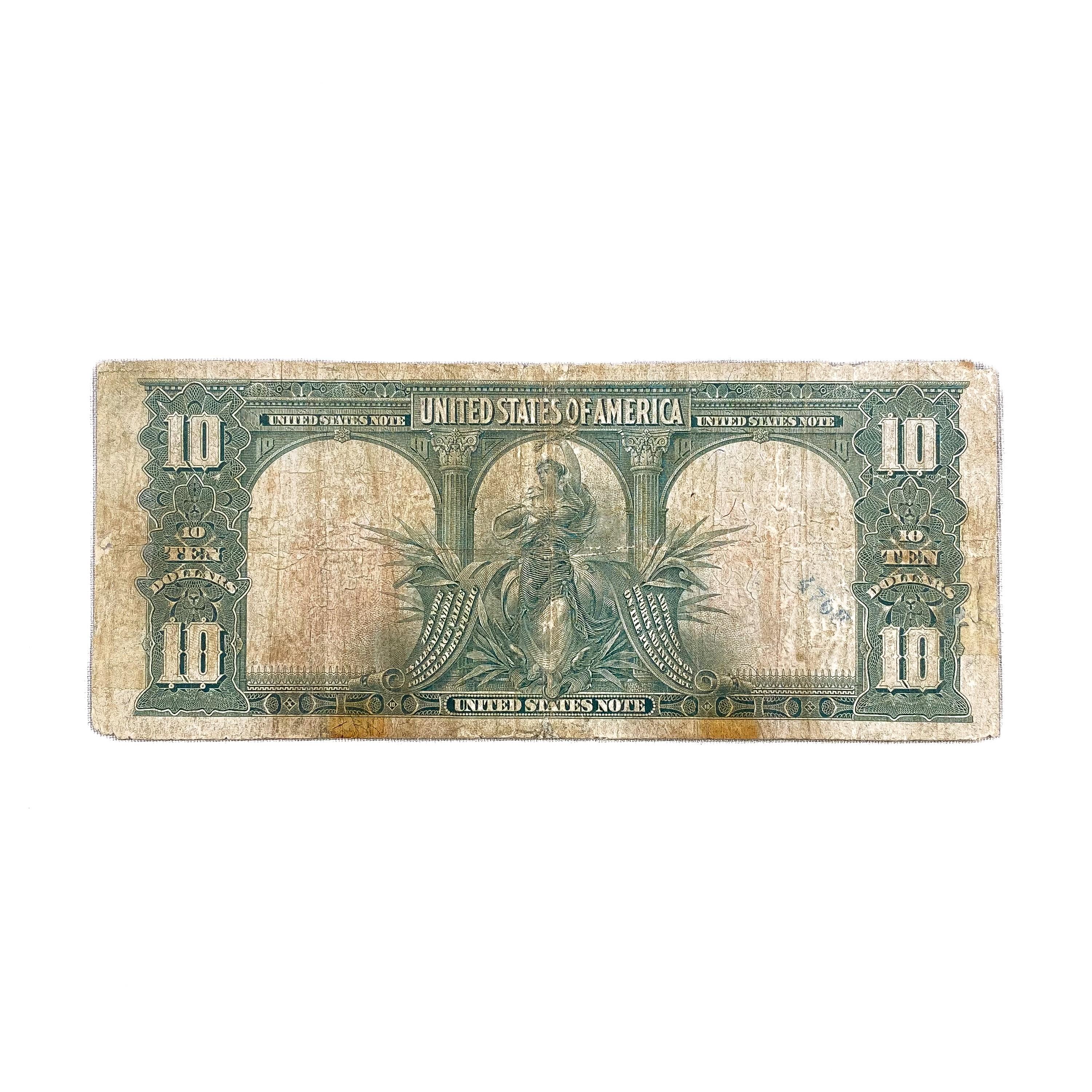 1901 $10 BISON LT UNITED STATES NOTE