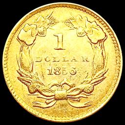 1856 Rare Gold Dollar CLOSELY UNCIRCULATED