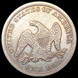 1847 Seated Liberty Dollar CLOSELY UNCIRCULATED