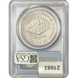 1987-S Silver Constitution Dollar PCGS PR69 DCAM