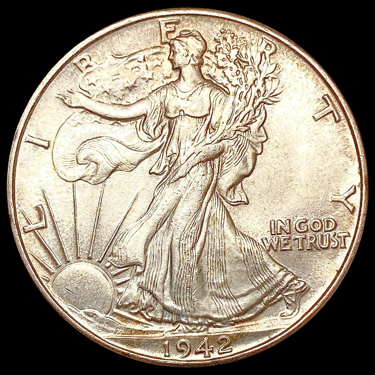 1942 Walking Liberty Half Dollar UNCIRCULATED