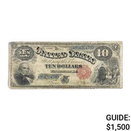 1880 $10 JACKASS LT UNITED STATES NOTE