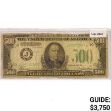 1934 A $500 Fed Reserve Note