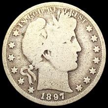 1897-O Barber Half Dollar NICELY CIRCULATED