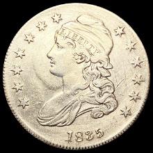 1835 Capped Bust Half Dollar CLOSELY UNCIRCULATED