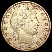 1906-D Barber Half Dollar NEARLY UNCIRCULATED