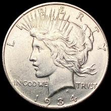 1934-D Silver Peace Dollar CLOSELY UNCIRCULATED