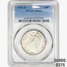 1946-D Walking Liberty Half Dollar PCGS MS66