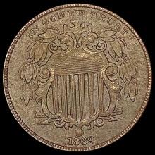 1869 Two Cent Piece NEARLY UNCIRCULATED