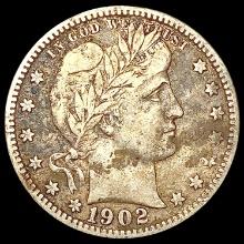 1902-O Barber Quarter LIGHTLY CIRCULATED