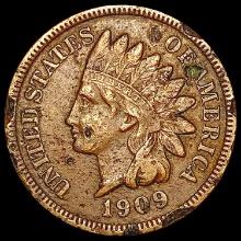 1909-S Indian Head Cent NICELY CIRCULATED