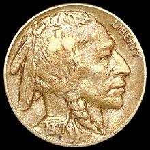 1927-D Buffalo Nickel CHOICE AU