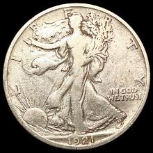 1921-S Walking Liberty Half Dollar NICELY CIRCULAT