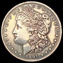 1891-CC Morgan Silver Dollar NEARLY UNCIRCULATED