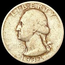 1932-S Washington Silver Quarter LIGHTLY CIRCULATE