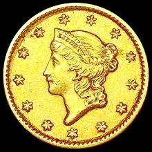 1849 Rare Gold Dollar CLOSELY UNCIRCULATED