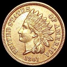 1861 Indian Head Cent CLOSELY UNCIRCULATED