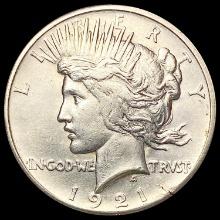 1921 Silver Peace Dollar CLOSELY UNCIRCULATED