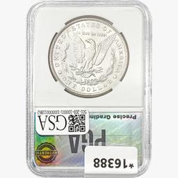 1878 7TF Morgan Silver Dollar PGA MS65+ REV 79