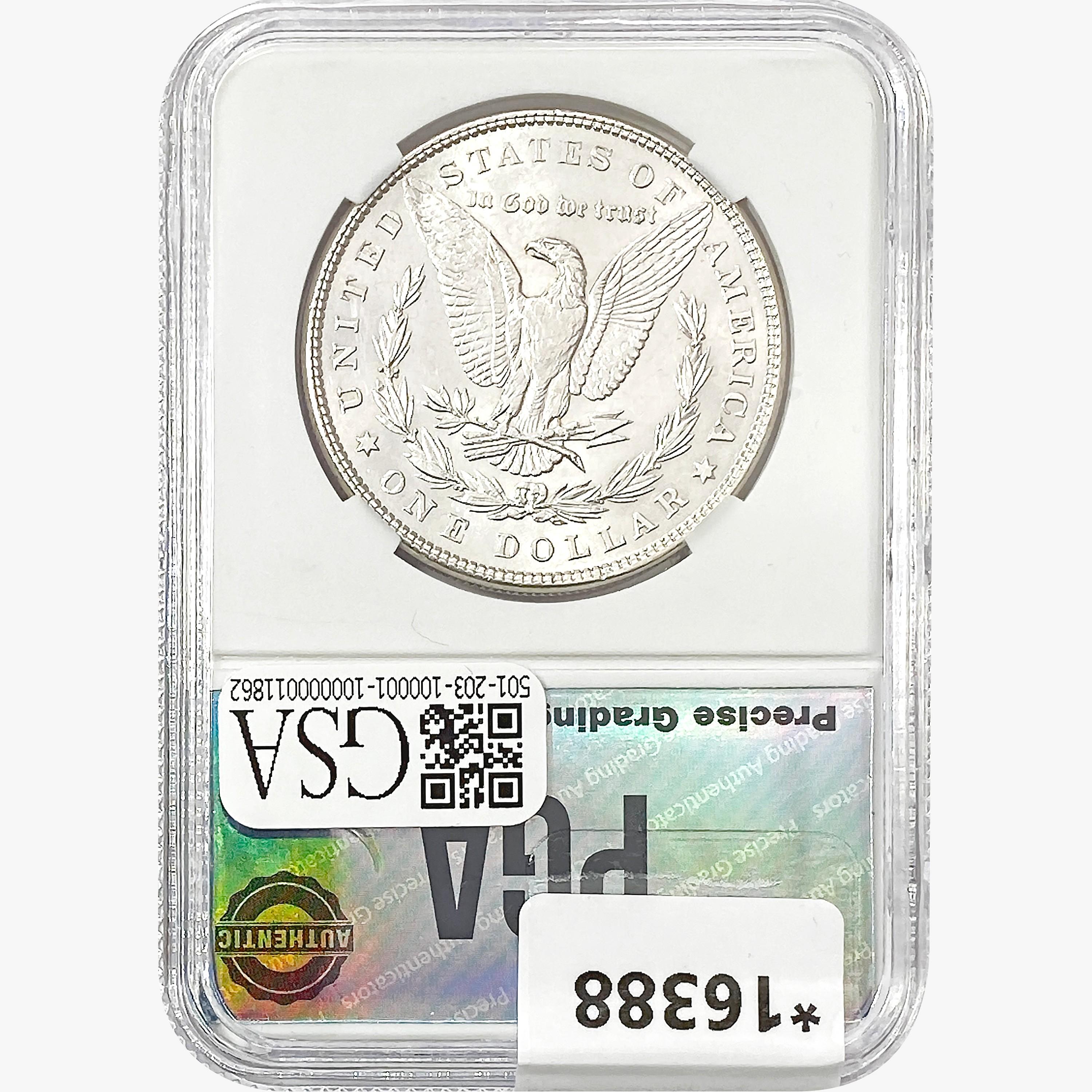 1878 7TF Morgan Silver Dollar PGA MS65+ REV 79