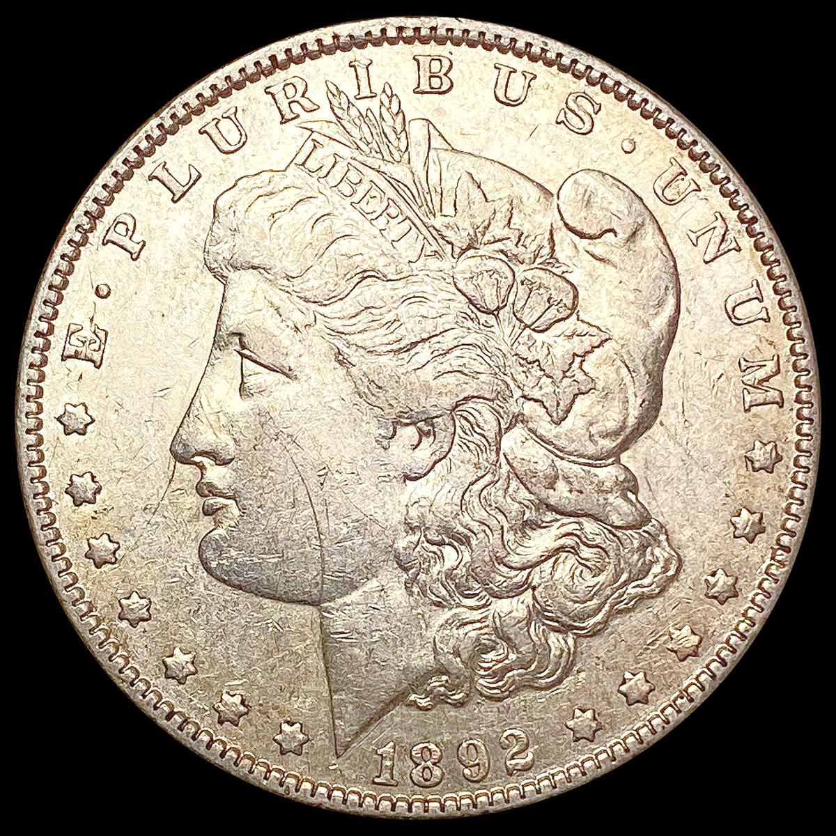 1892 Morgan Silver Dollar CLOSELY UNCIRCULATED