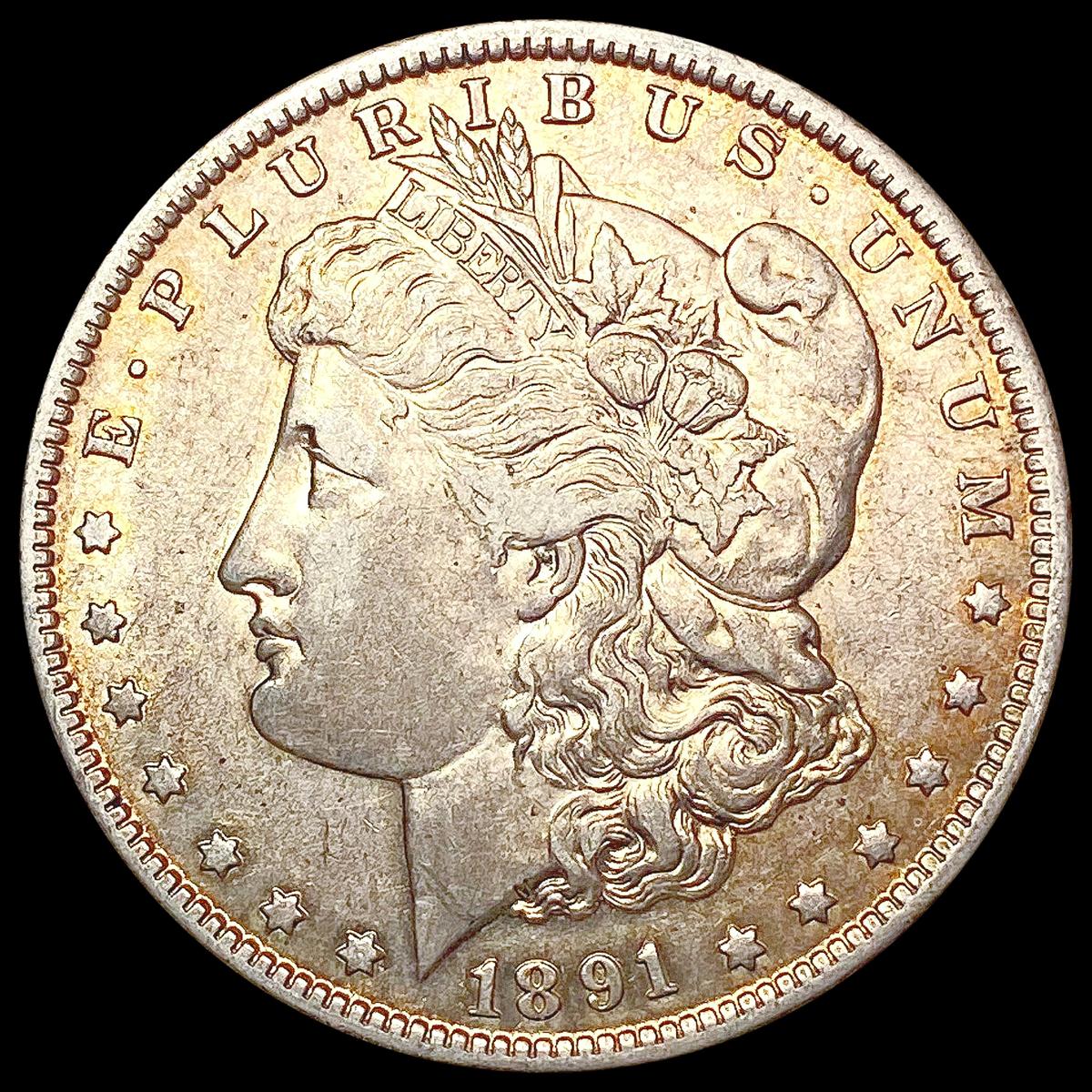 1891-O Morgan Silver Dollar CLOSELY UNCIRCULATED