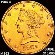 1904-O $10 Gold Eagle CHOICE BU