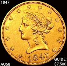 1847 $10 Gold Eagle
