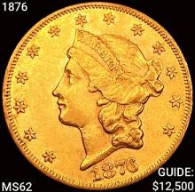 1876 $20 Gold Double Eagle