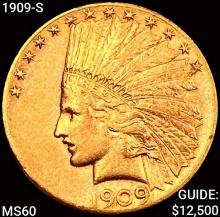 1909-S $10 Gold Eagle UNCIRCULATED