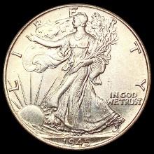 1945 Walking Liberty Half Dollar UNCIRCULATED