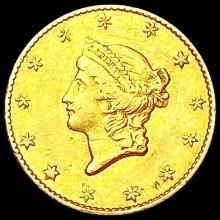 1849 Rare Gold Dollar NEARLY UNCIRCULATED