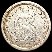 1841-O Seated Liberty Dime NEARLY UNCIRCULATED