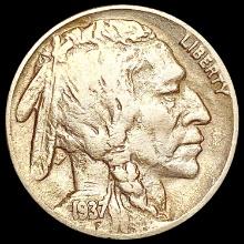 1937-D 3-Leg Buffalo Nickel LIGHTLY CIRCULATED