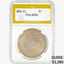 1892-CC Morgan Silver Dollar PGA MS62