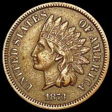 1873 Open 3 Indian Head Cent CLOSELY UNCIRCULATED