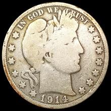 1914 Barber Half Dollar NICELY CIRCULATED