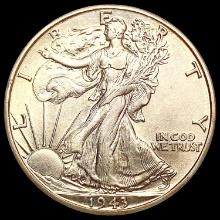 1943-D Walking Liberty Half Dollar UNCIRCULATED