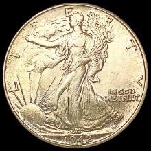 1942 Walking Liberty Half Dollar UNCIRCULATED