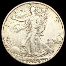 1934 Walking Liberty Half Dollar CLOSELY UNCIRCULA